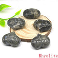 the LOVE STONES - Love Heart Shape Crystal Chakra Healing Stones