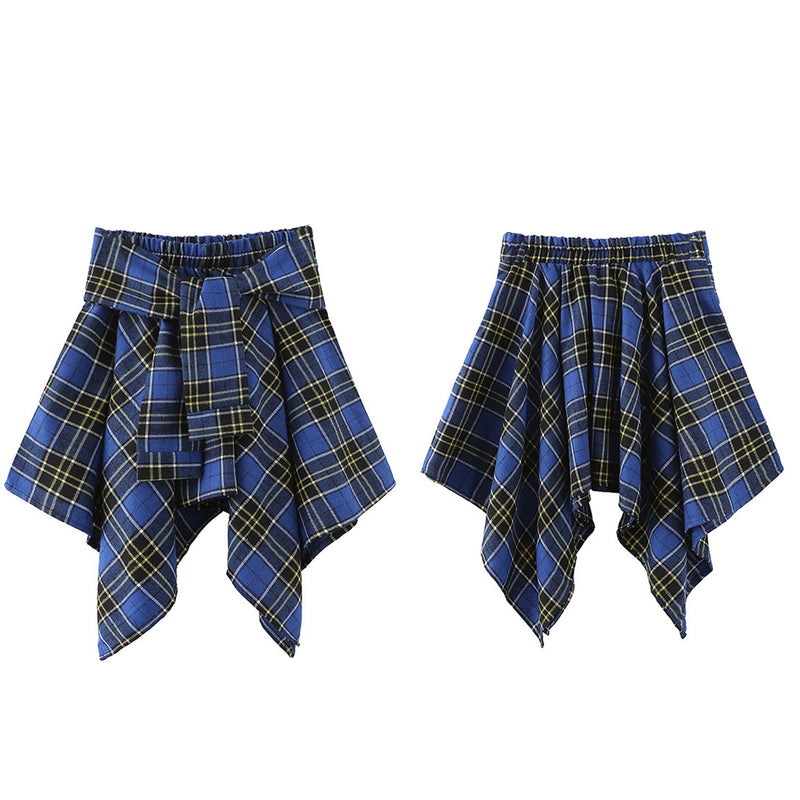 the TILTED KILT - Plaid Sports Casual Curtain Short Skirts