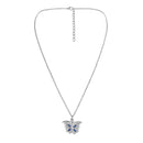 the LOVE BUTTERFLY - Butterfly I Love You Heart Luckly Butterfly Necklace