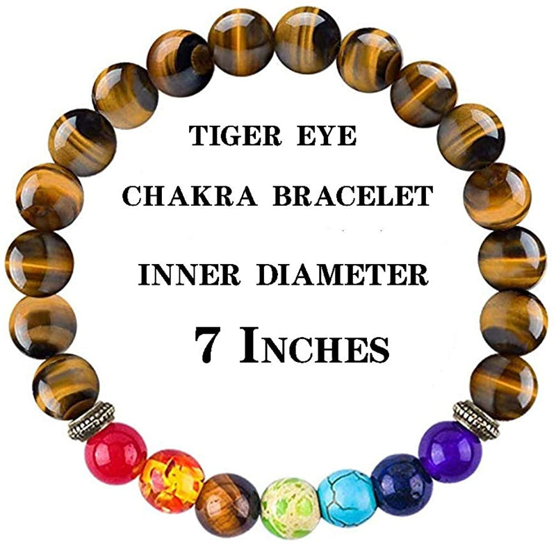 the CHAKRA - 7 Healing Yoga Chakra Bracelet