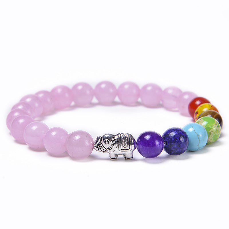 the CHAKRA - 7 Healing Yoga Chakra Bracelet