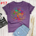 the WORLD PEACE - Imagine All the People Living Life in Peace Hippie T-Shirt