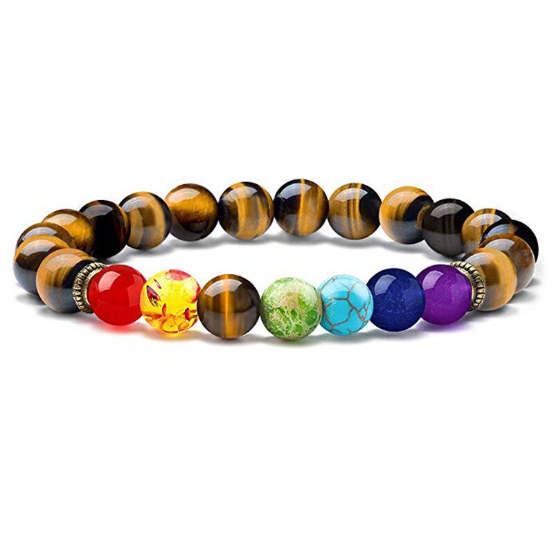 the CHAKRA - 7 Healing Yoga Chakra Bracelet