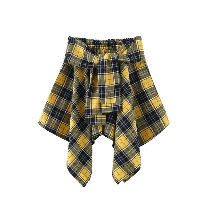 the TILTED KILT - Plaid Sports Casual Curtain Short Skirts