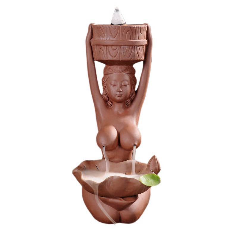 the SERENITY - Backflow Incense Burner Incense Fountain Decoration