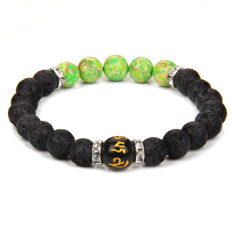 the CHAKRA - 7 Healing Yoga Chakra Bracelet