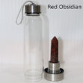 the CRYSTAL CLEANSE - Water Bottle Natural Crystal Point Healing