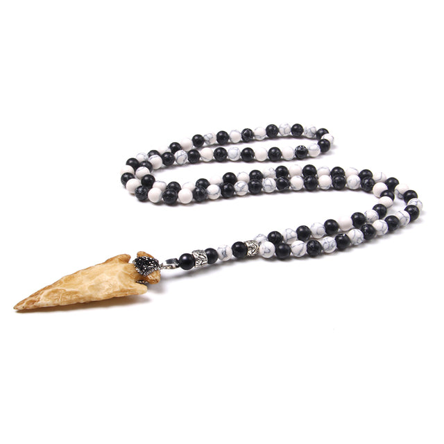 the TOTEM - Natural Australian Zebra Stone Necklace