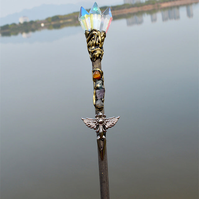 the WAND - Natural Crystal Handmade Jewelry