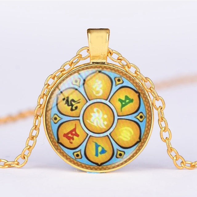 the OM - Indian Sanskrit OM Symbol Necklace