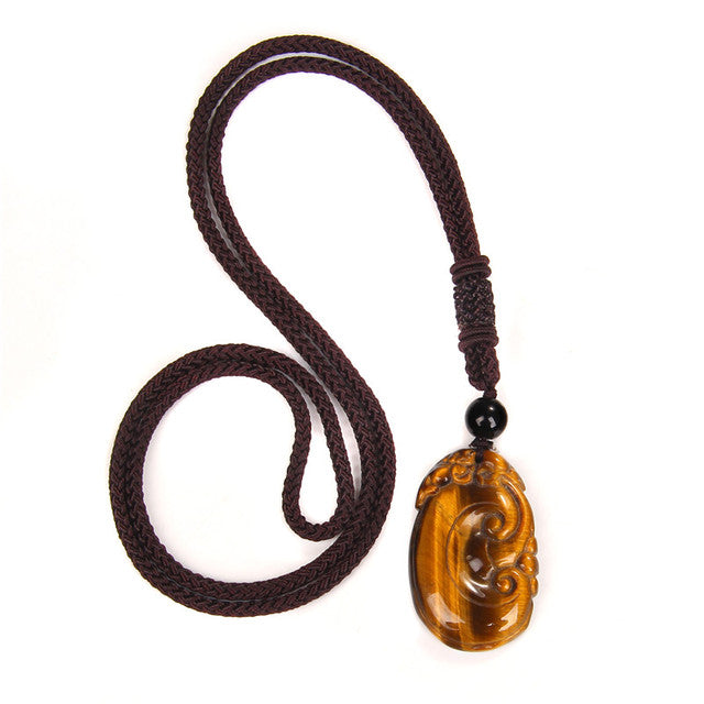 the TOTEM - Natural Australian Zebra Stone Necklace